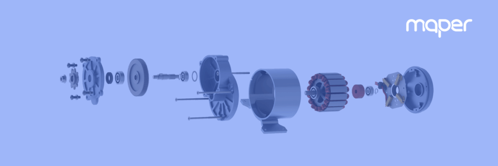 Partes de un motor eléctrico